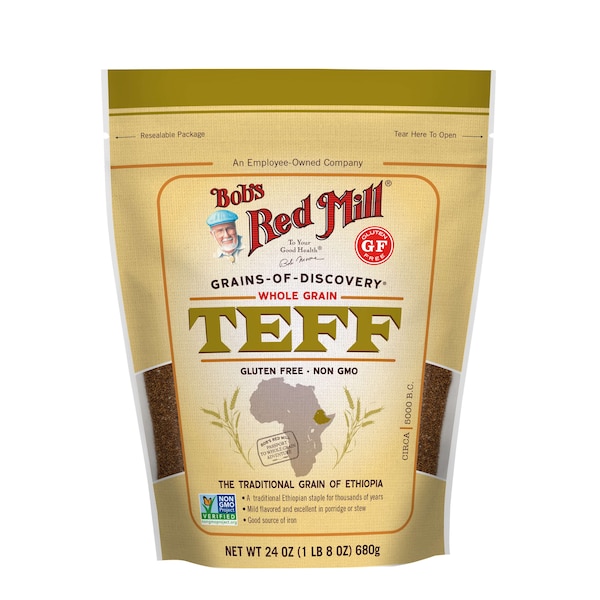Bob's Red Mill Whole Grain Teff 24 oz. Pouches, PK4